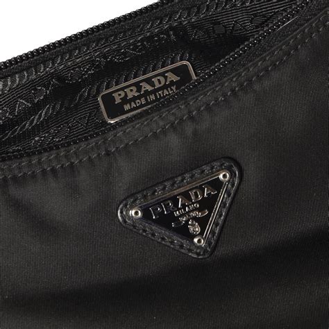 prada nylon zip pouchette|Prada nylon purses.